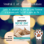 Soirée de lancement du livre « Comprendre votre chat » de Sonia Paeleman au Cent-Huit